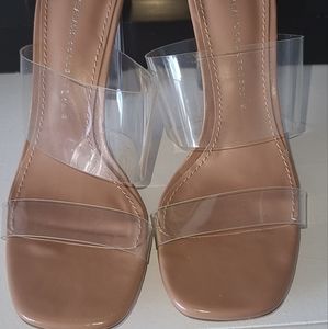Zara clear sandals